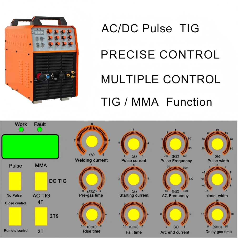Multifunctional AC/DC Argon Arc Welding Machines (WSME-315S, WSME-400S, WSME-500S, WSME-630S)
